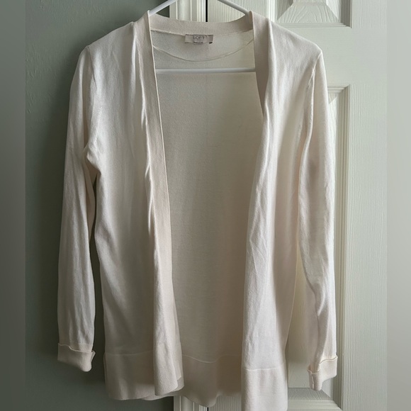 Cream Open-Front Sweater - Picture 1 of 4